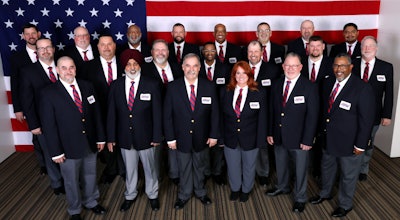 Group photo of Americas' Road Team captains