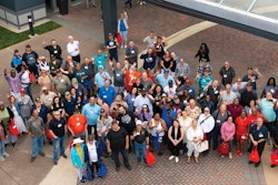 Overhead photo of U.S. Xpress million mile drivers