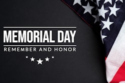 'Memorial Day Remember and Honor' with American flag