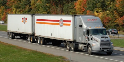 RIST tractor-trailer on highway