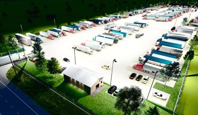 Truck parking facility