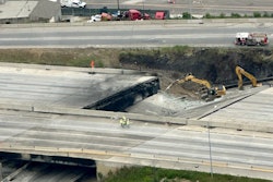 Section of I-95 that collapses in Philadelphia