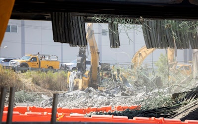 I-95 demolition site