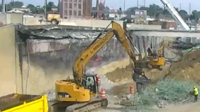I-95 construction site in Philadelphia