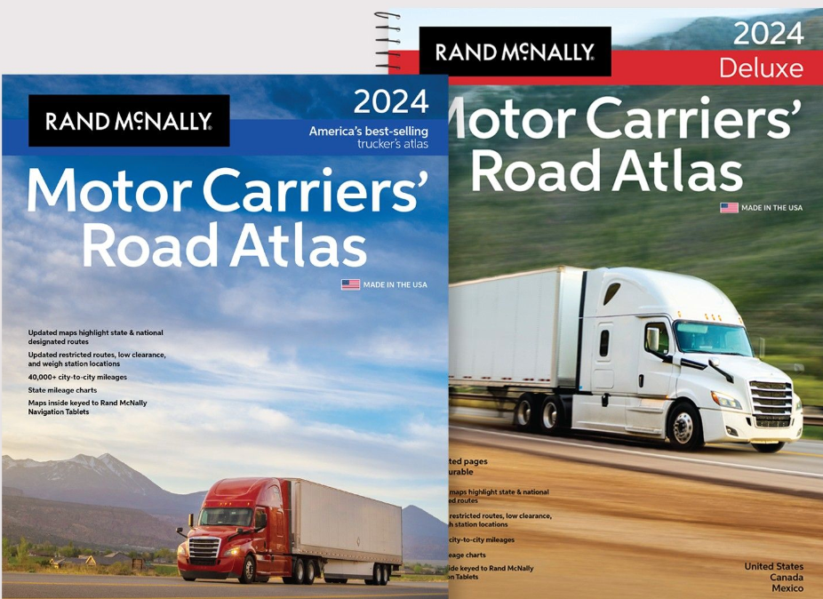 Covers of 2 Motor Carriers' Road Atlas