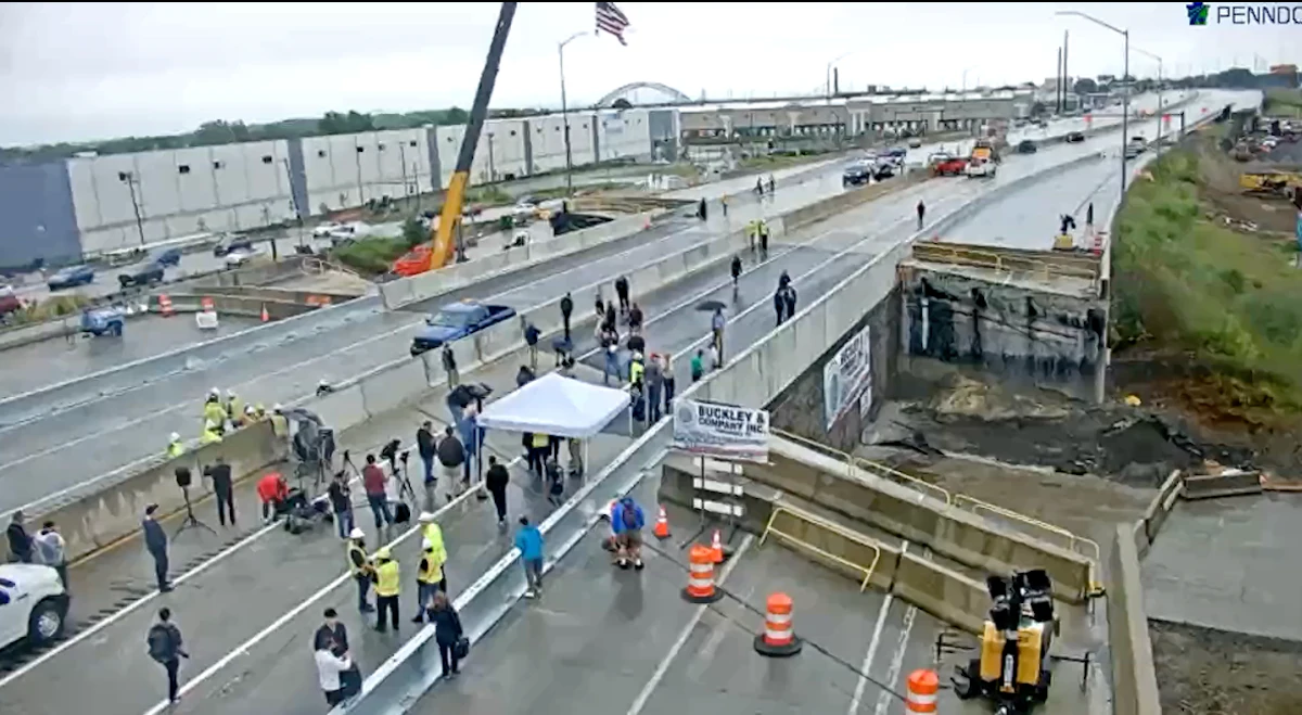 Closed, repaired section of I-95 in Philadelphia to reopen today