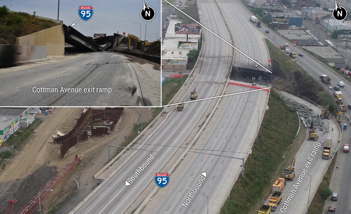 NTSB: Driver lost control in crash, fire that closed I-95 in Philadelphia
