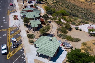 Sunset Point rest area in Arizona