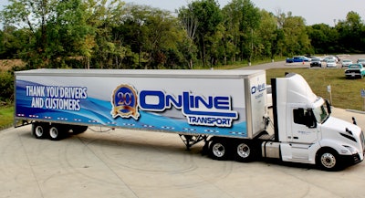 OnLine Transport tractor-trailer