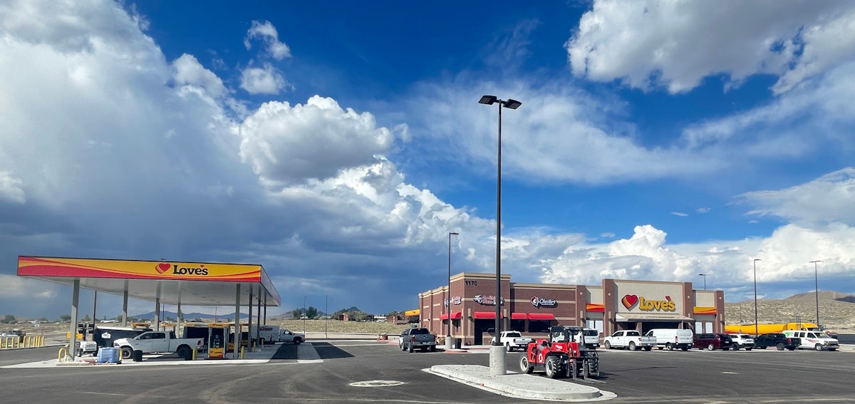 Newest Love's in Tonopah, Nevada includes 40 truck parking spaces