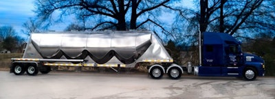 Doyle Sims & Sons pneumatic trailer and truck