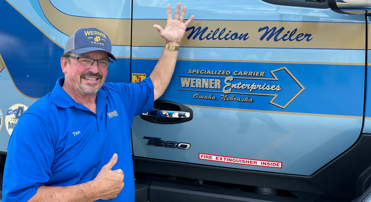 Werner Enterprises Honors Tim Dean Who Has Driven 5 Million Miles werner-enterprises-honors-tim-dean-who-has-driven-5-million-miles