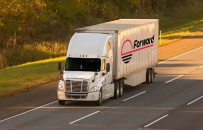Forward Aire tractor-trailer on highway