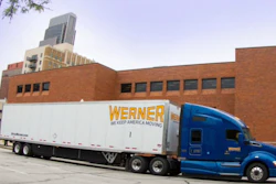 Werner Enterprises truck and trailer