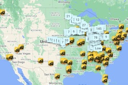 Truck Parking Club map