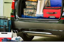Minivan loaded for travel