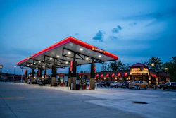 Sheetz store at night