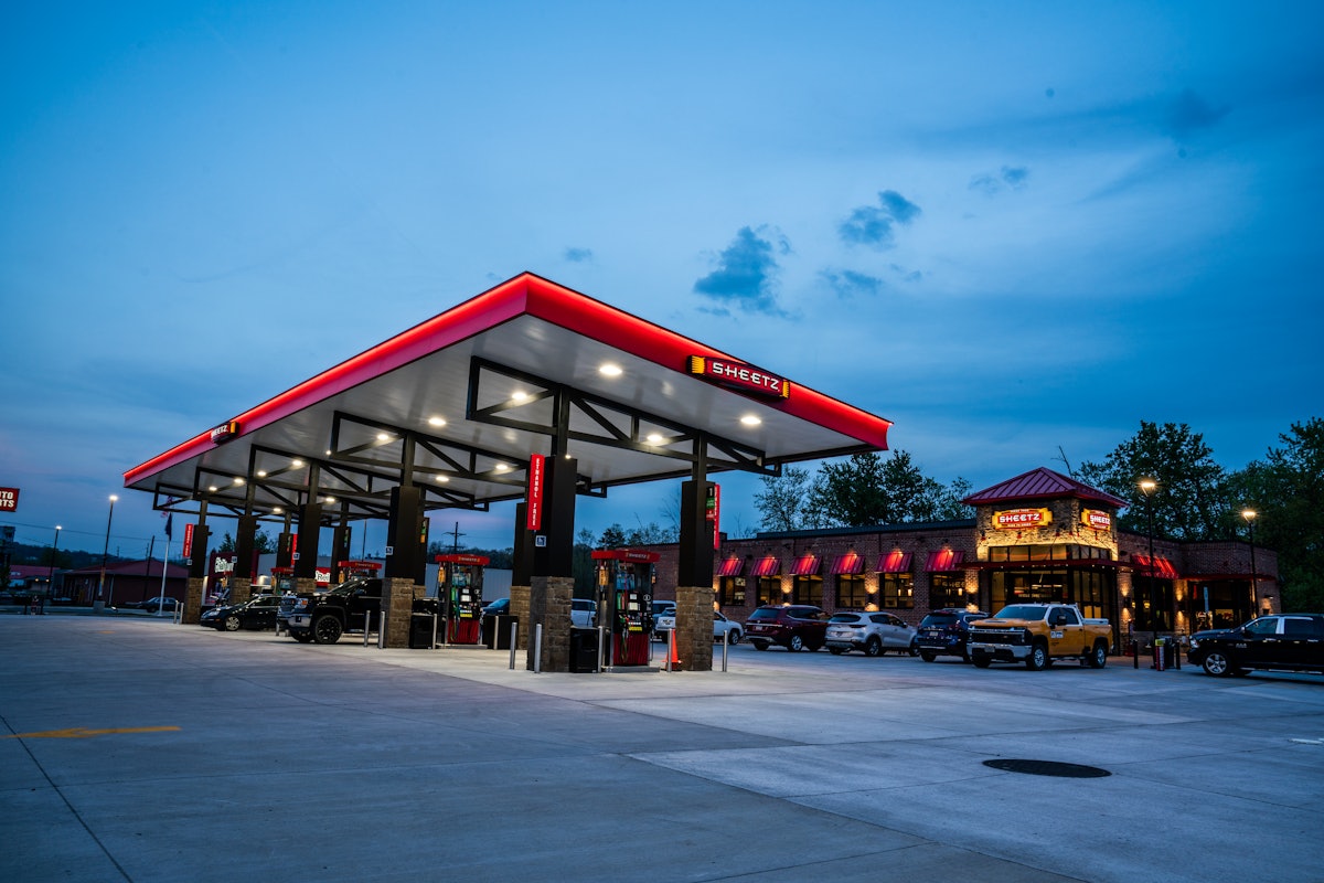 New Sheetz in London, Ohio includes 41 free truck parking spaces
