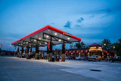 Sheetz store at night