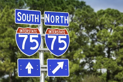 I-75 highway signs