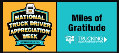 National Truck Driver Appreciation Week logo