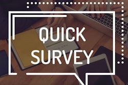 'Quick Survey' on brown background