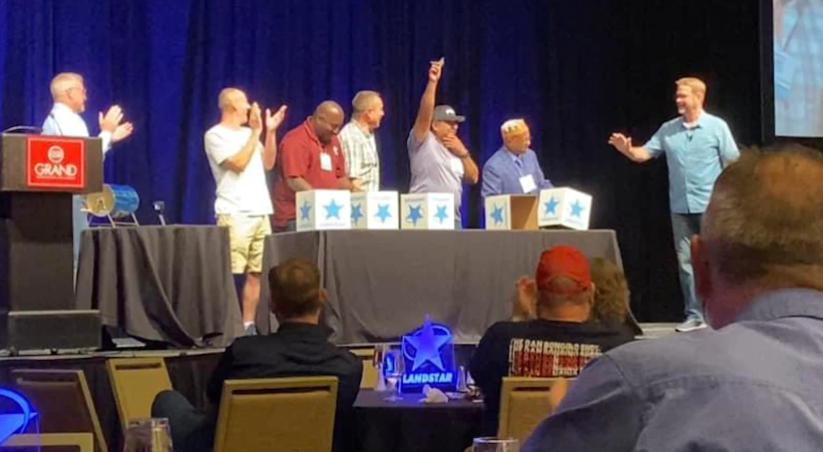 Texas trucker fortunate to have attended Landstar gathering after all