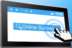 'Online Survey' on computer screen