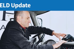Truck driver with ELD