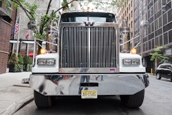 Truck parked in New York City