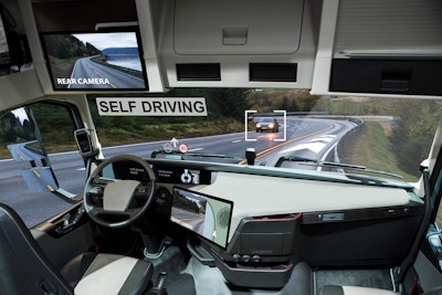 Autonomous truck cab