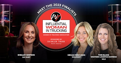 Collage of WIT Influential Women in Trucking finalists