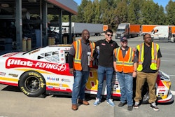 Schneider drivers with the Pilot Flying J #18 NASCAR car