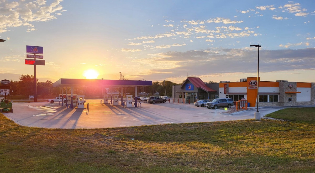 Kansas truck stop converts to TA Express; has 40 truck parking spots