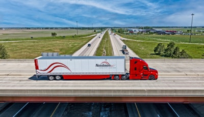 Nussbaum tractor-trailer on highway