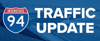 'I-94 Traffic Update' sign