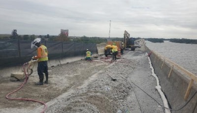 Repairs being made on Interstate 55 in Louisiana