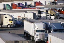 Truck parking lot