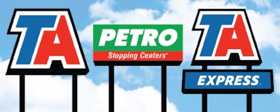 TravelCenters of America signs