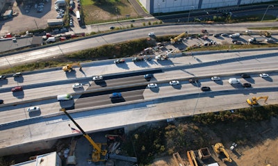 New northbound lanes of I-95 in Northeast Philadelphia