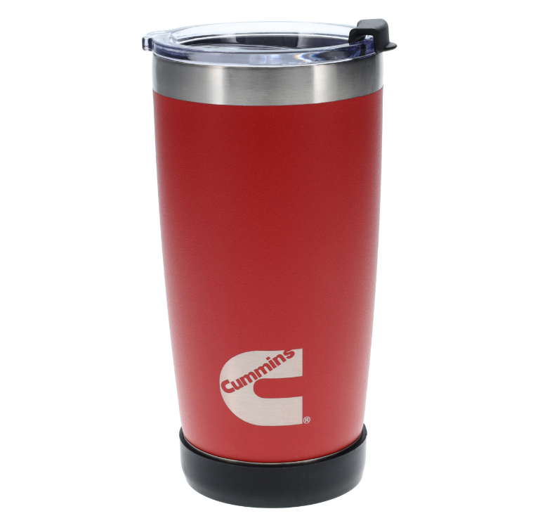 Red Cummins tumbler