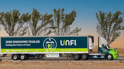 UNFI tractor-trailer