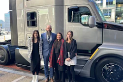 Brandon Meredith with his wife Dani and daughters Kylie and Kamryn