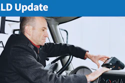 Trucker with electronic logging device