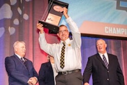 James 'Gragg' Wilson with trophy