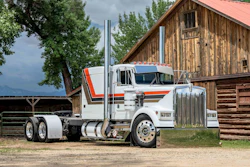 The 1984 Kenworth W900B owned by JR Schleuger