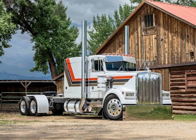 The 1984 Kenworth W900B owned by JR Schleuger