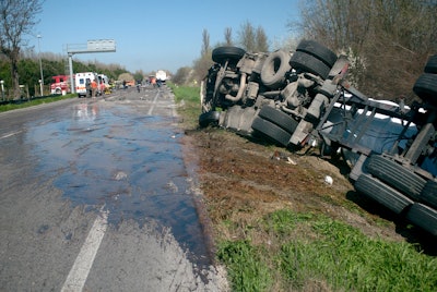 Tractor-trailer accident