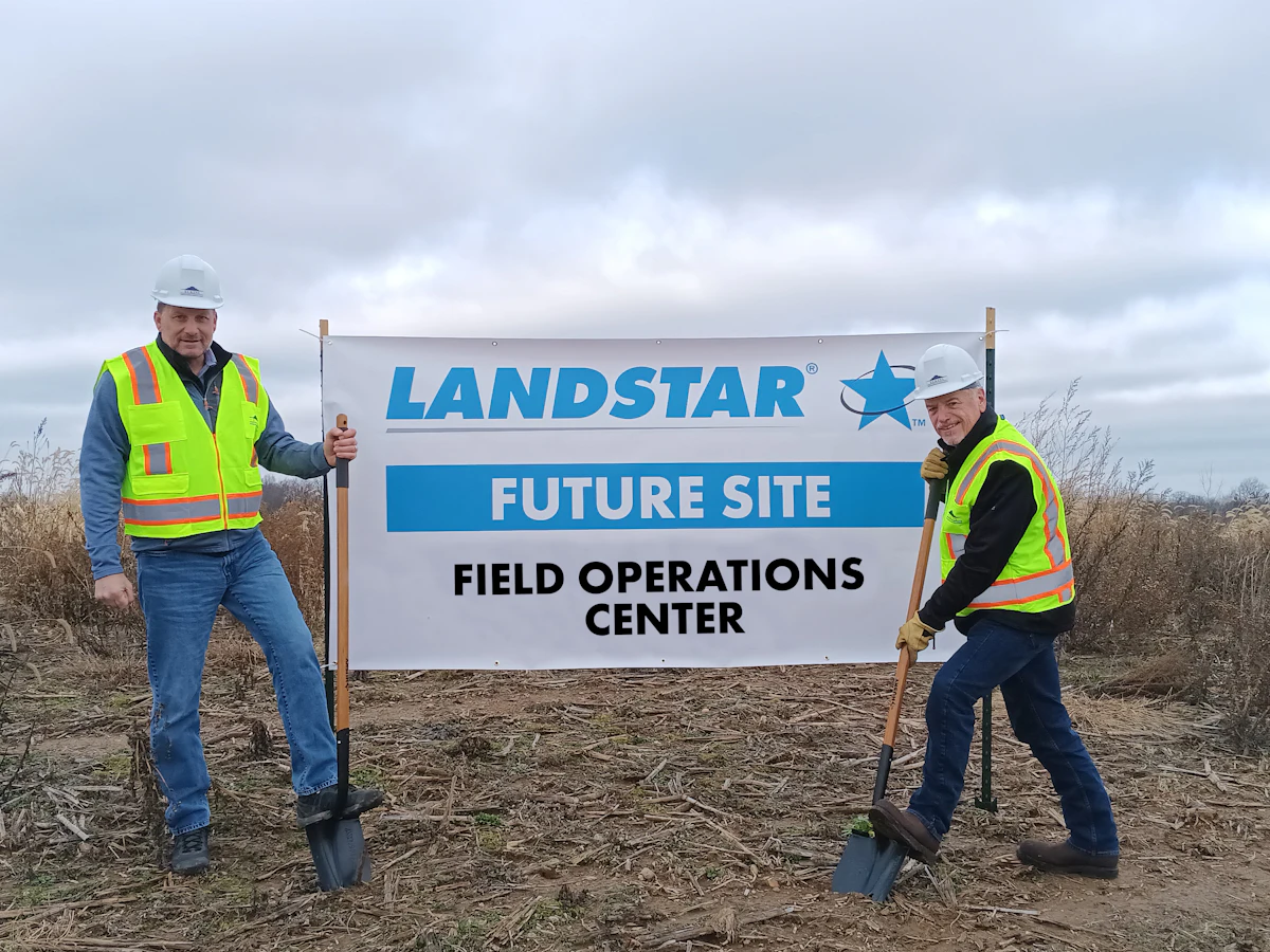 Landstar building new facility off I-74 in Crawfordsville, Indiana