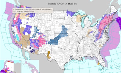 Weather map